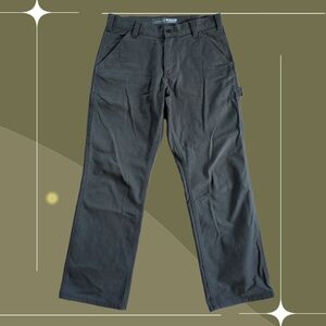 ✨ Men's Rugged Flex Relaxed Fit Olive Duck Utility Work Pant Size 32 X 30